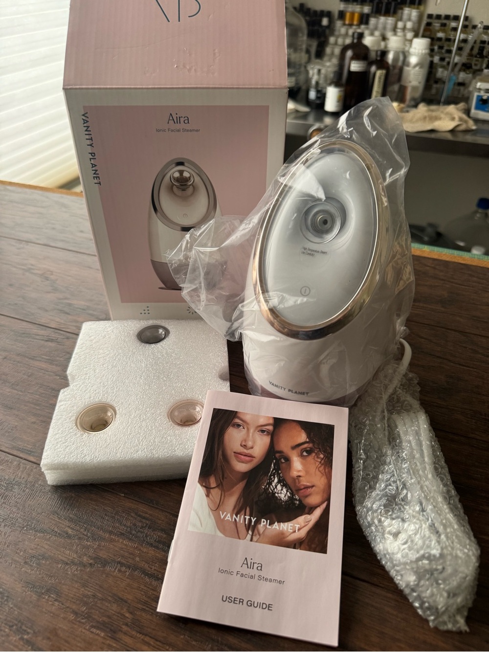 vanity planet aira ionic facial steamer brand new in box
